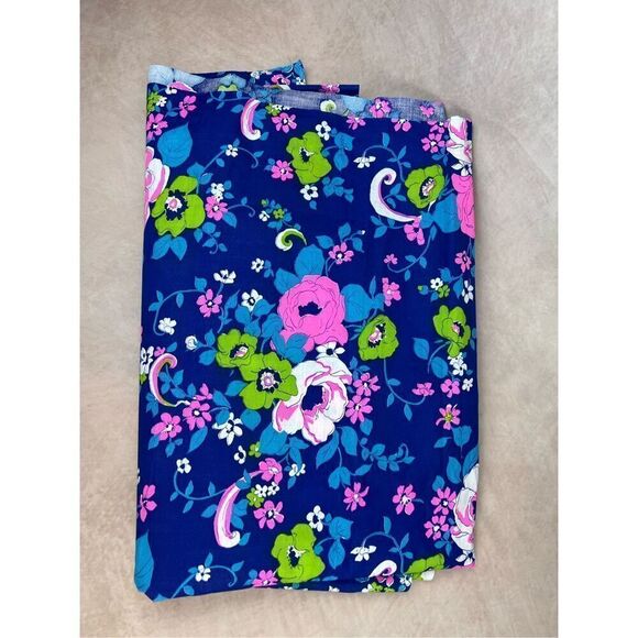 Vintage Mod Flower Power Fabric 3.5 yards - Picture 1 of 6